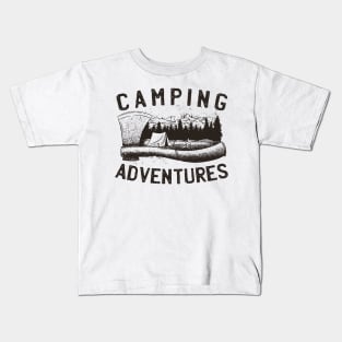 Wilderness Ready: Camping Axe Kids T-Shirt
